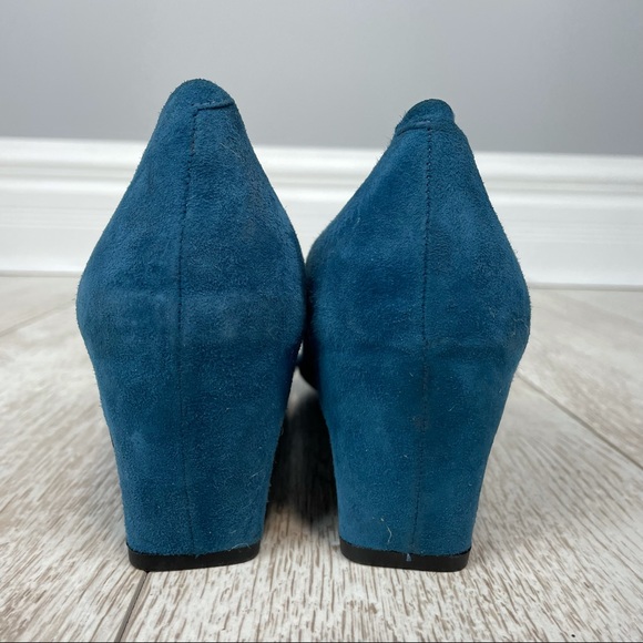 Robert Clergerie suede blue size 41 pumps heels - Picture 3 of 7